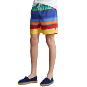Polo Ralph Lauren Mens 5.75" Traveler Classic Fit Swim Trunk Ombre Stripes Large