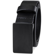Alfani Men's 35mm Black Matte Plaque Buckle Belt S 30 32
