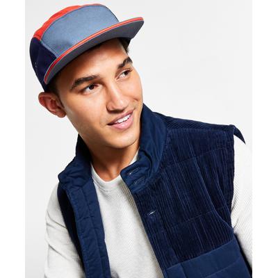 Sun + Stone Men's Colorblocked Panel Baseball Cap Orange Blue