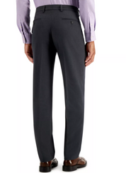 NAUTICA Men's Performance Stretch Modern-Fit Dress Pants Charcoal 41 x 32