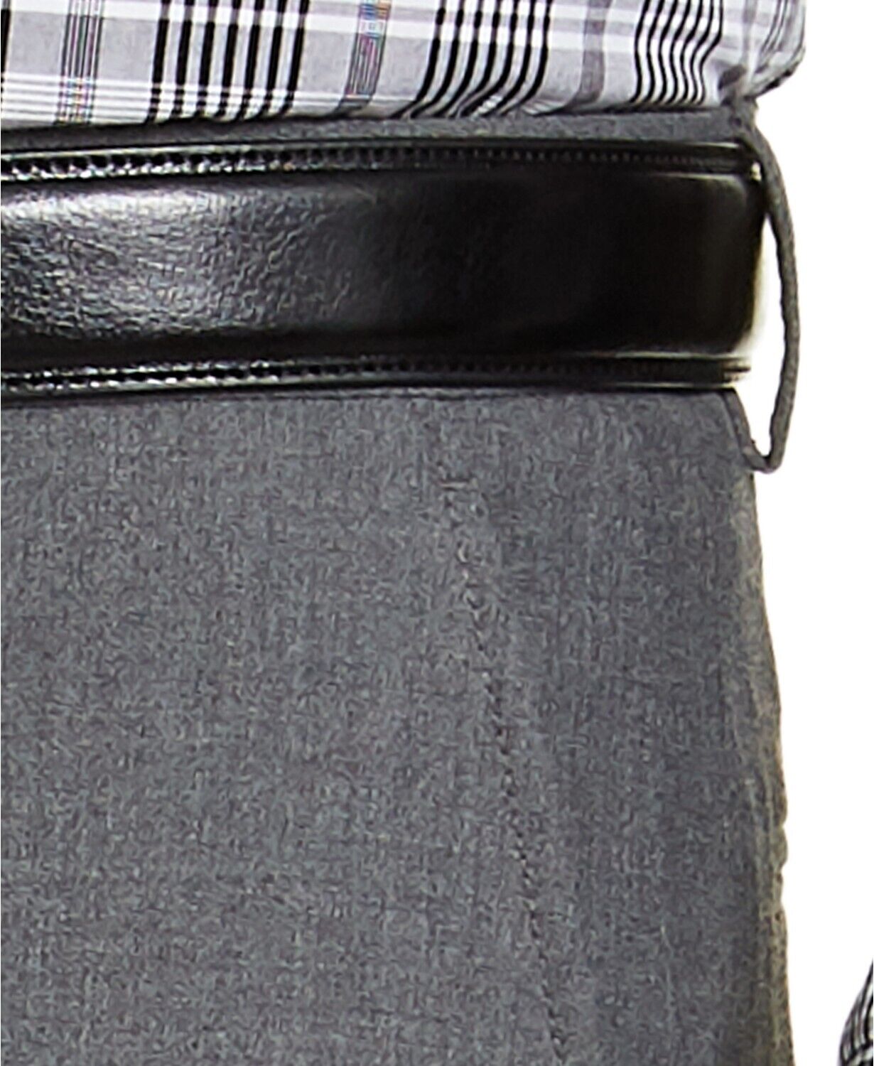 IZOD Men's Classic-Fit Suit Pants Grey Solid 41 x 32 Flat Front Pant