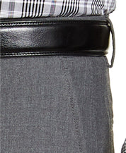 IZOD Men's Classic-Fit Suit Pants Grey Solid 41 x 32 Flat Front Pant