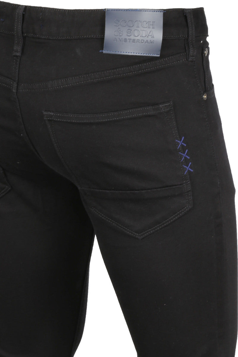 Scotch and Soda Men's Skim Skinny Jeans Black 34 x 32
