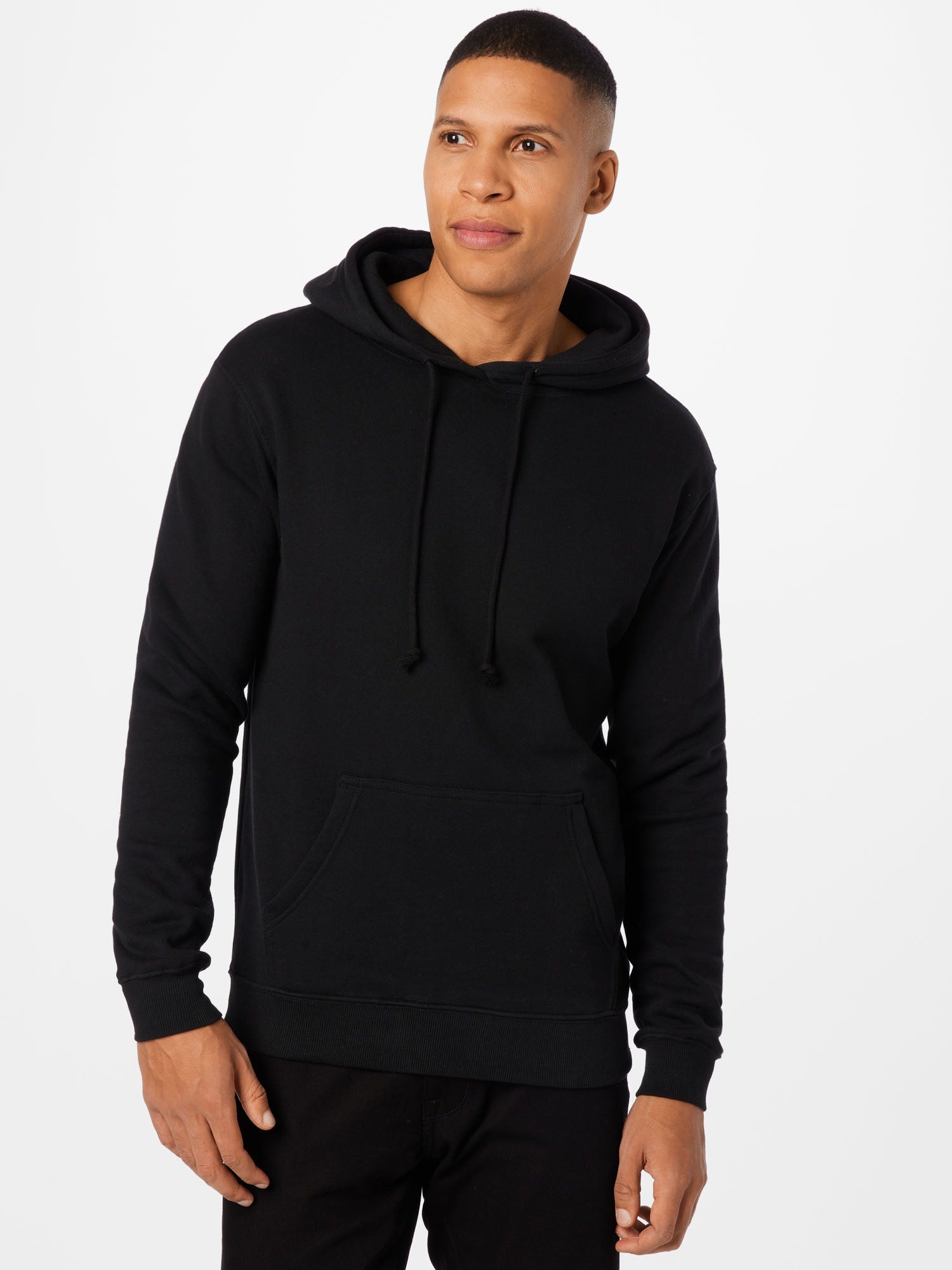 Cotton On Men's Black Fleece Hoodie Pullover  Large