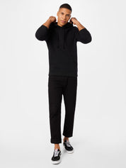 Cotton On Men's Black Fleece Hoodie Pullover  Large