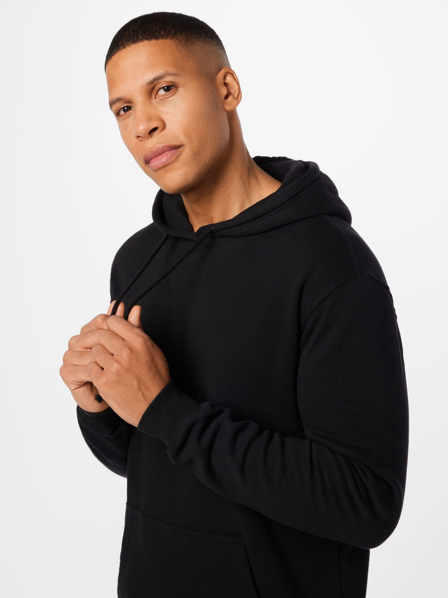 Cotton On Men's Black Fleece Hoodie Pullover  Large