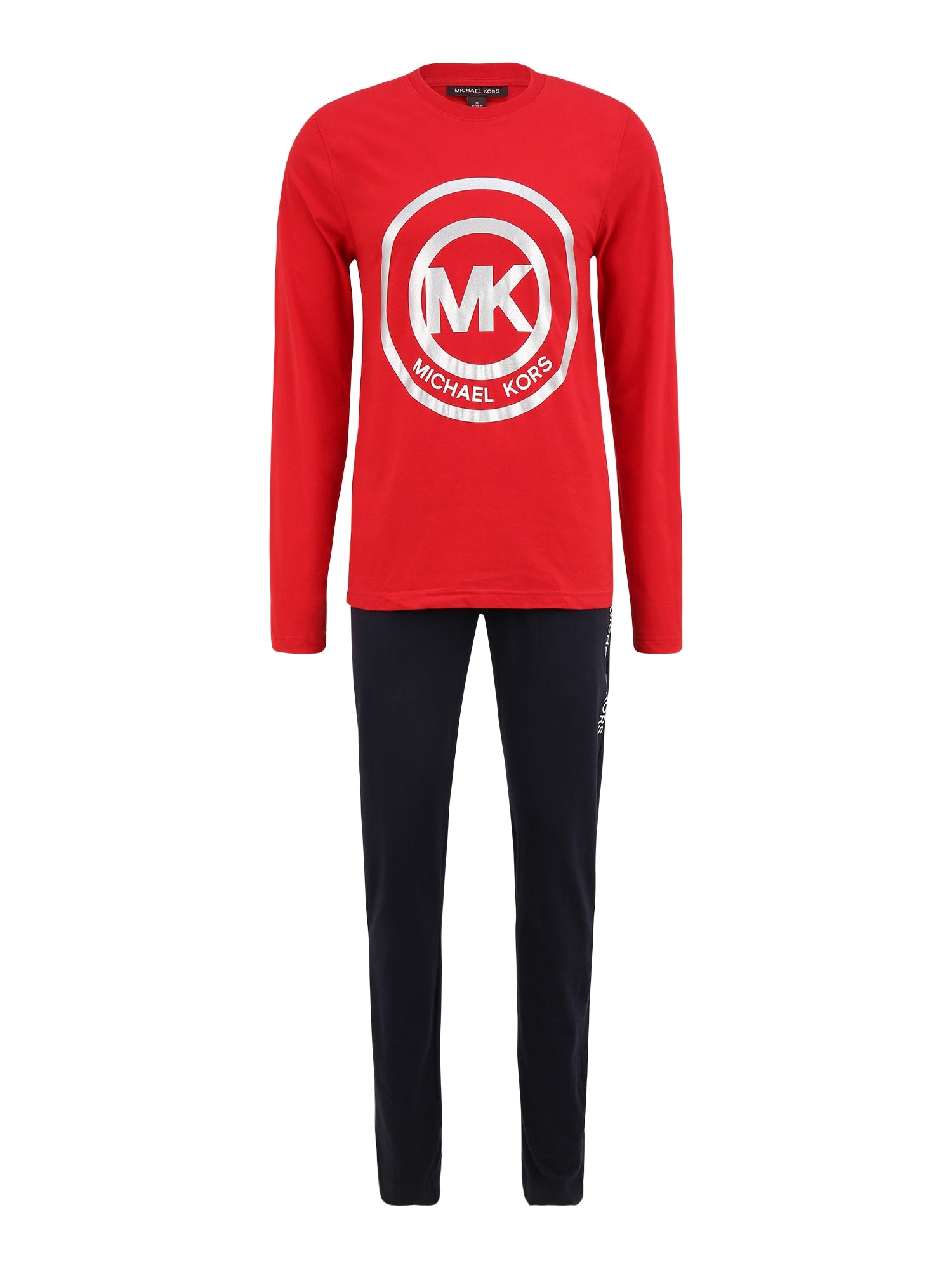 Mens Michael Kors Cotton Logo T-shirt & Joggers Set Midnight Blue Medium