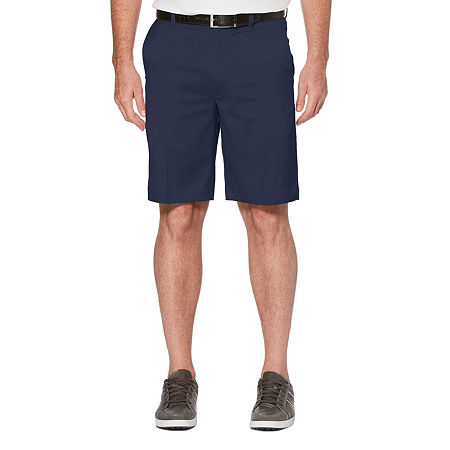Pga Tour Mens Regular fit Golf shorts 50 Blue Solid