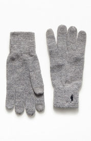 Polo Ralph Lauren Men's Recycled Touch Gloves Classic Gray Heather OS