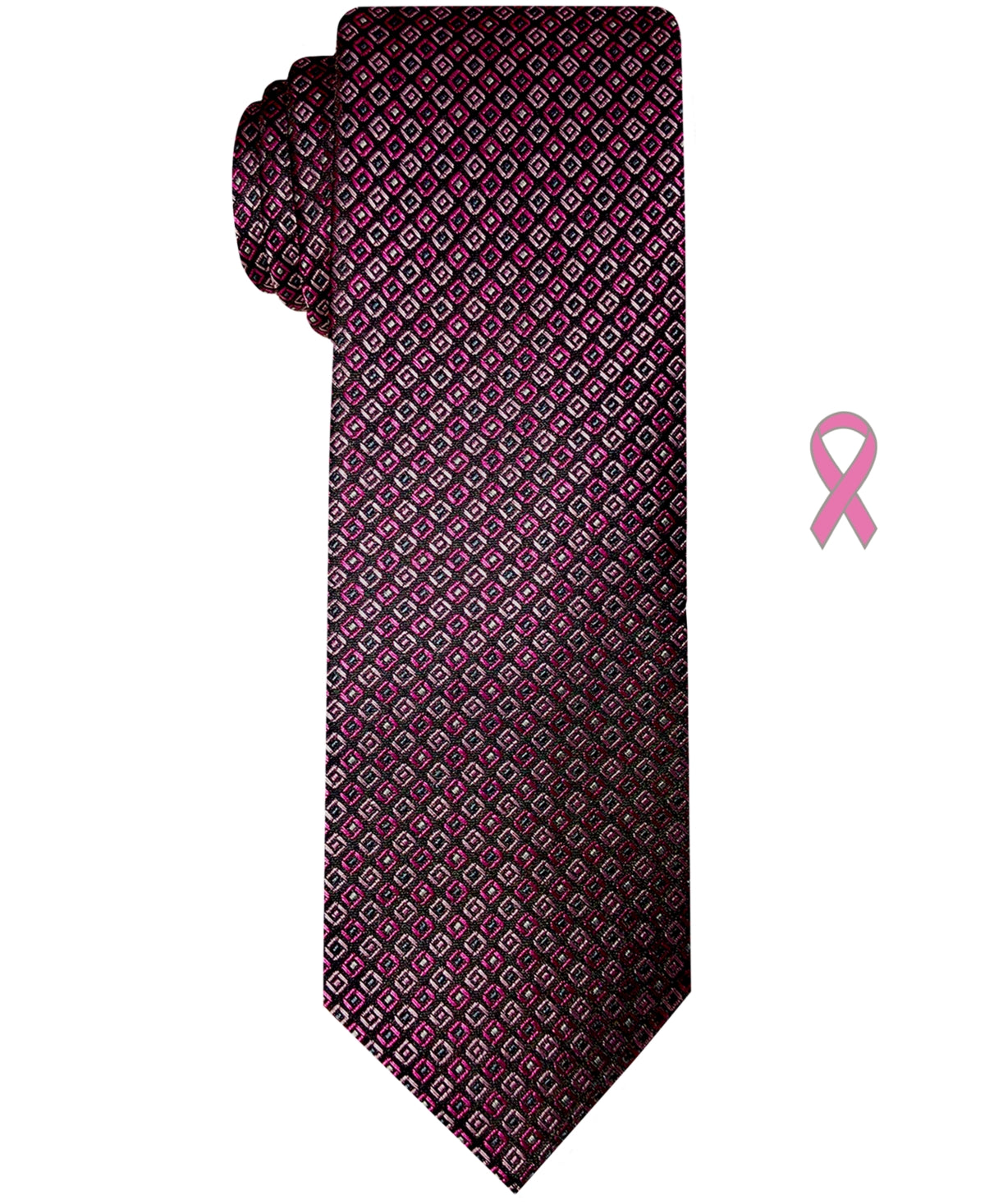 Susan G Komen Men's Classic Neat Tie Black