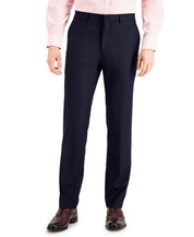 Kenneth Cole Reaction Mens Slim fit Dress Pants 34 / 32 Navy  Blue Solid