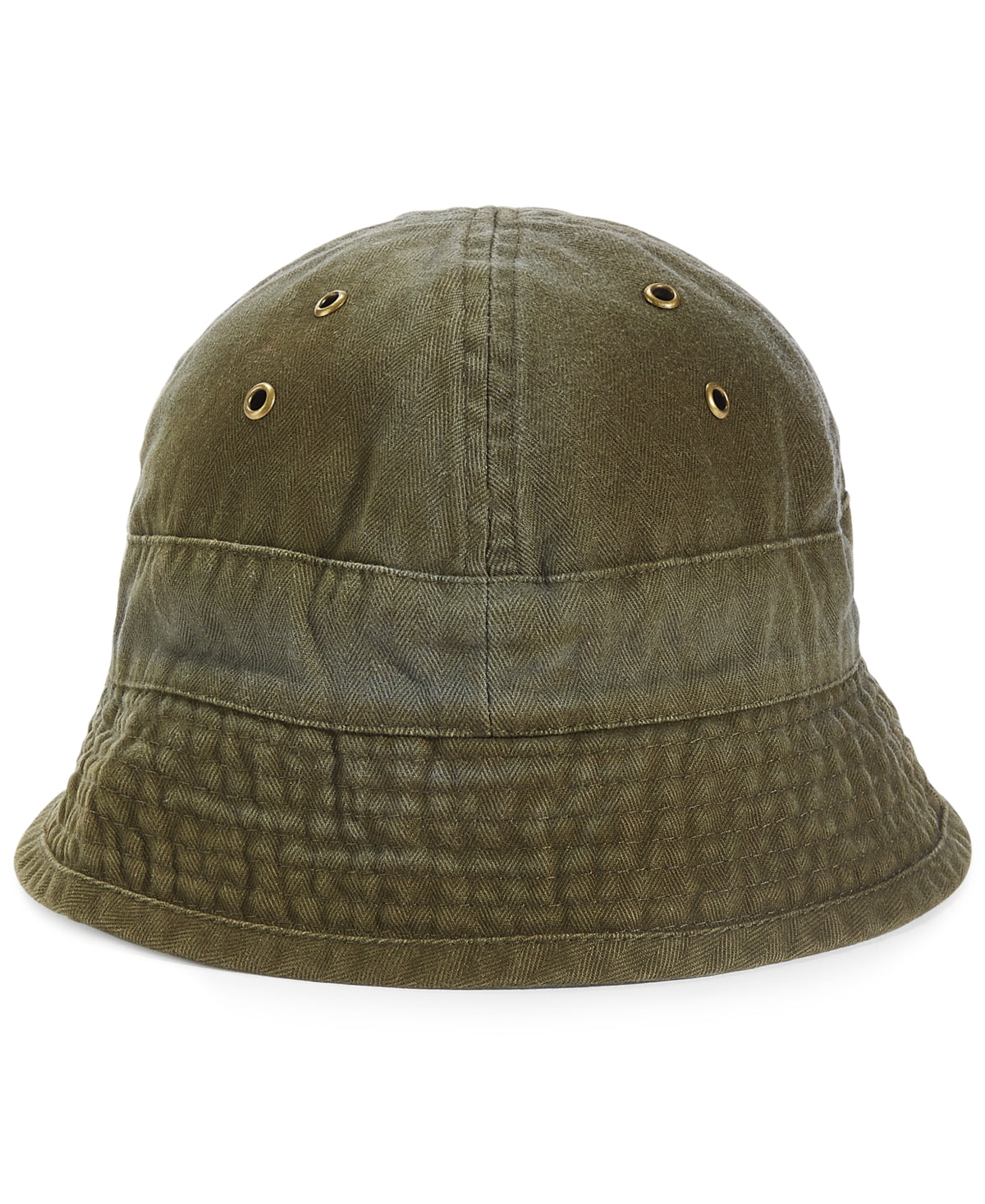 Sun + Stone Men's Bucket Hat  New Olive Dark Green Osfa
