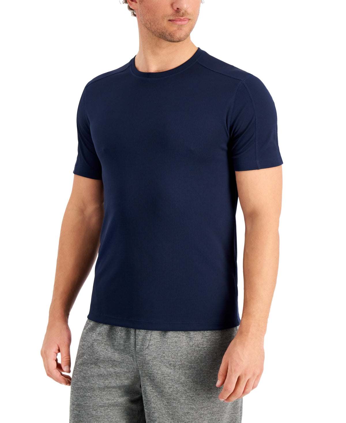 Id Ideology Mens Birdseye Training T shirt Blue 3XL