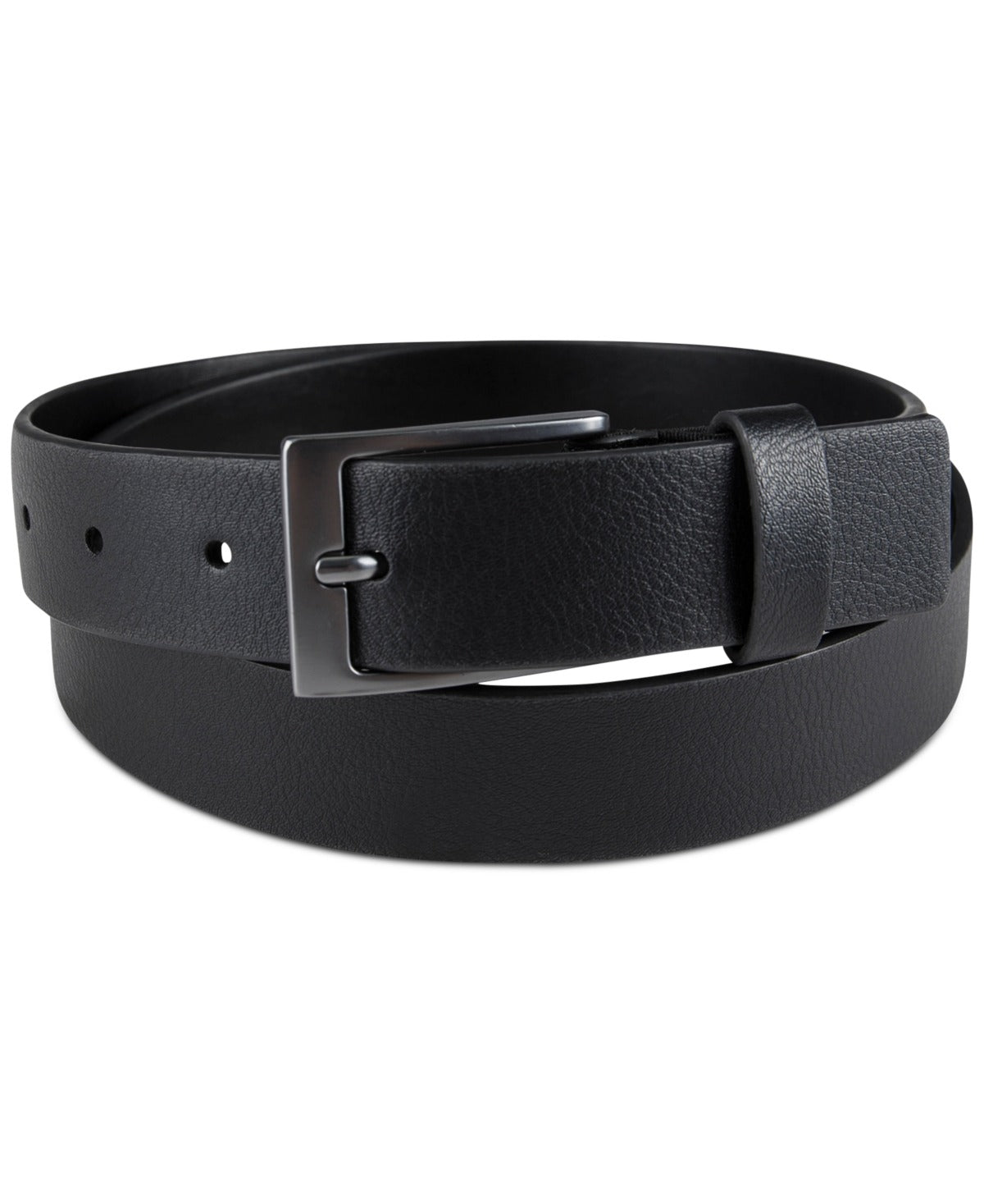 Alfani Mens Regular fit Faux Suede Belt Apparelbelt XL Black