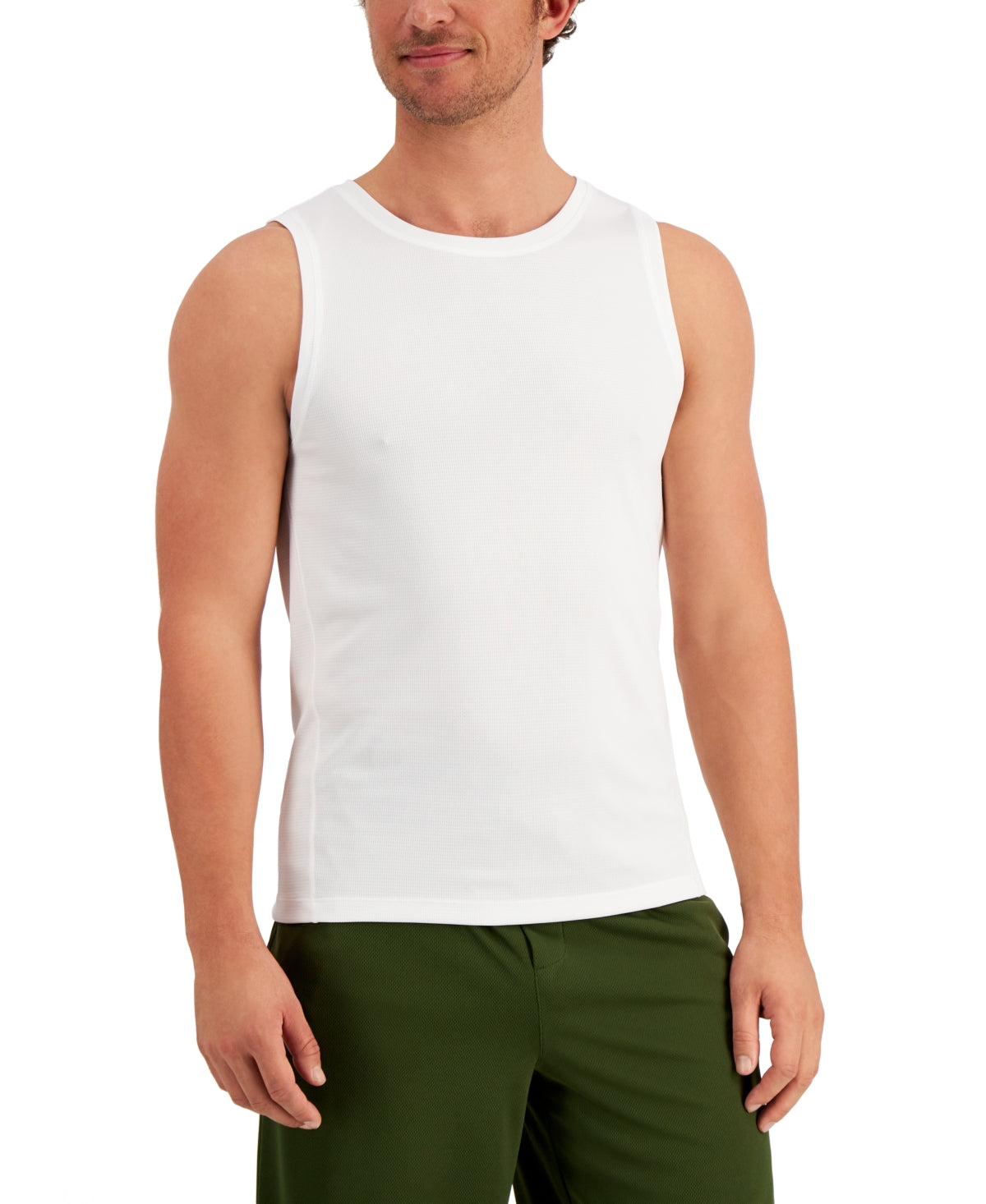 Id Ideology Mens Birdseye Training Tank White Medium