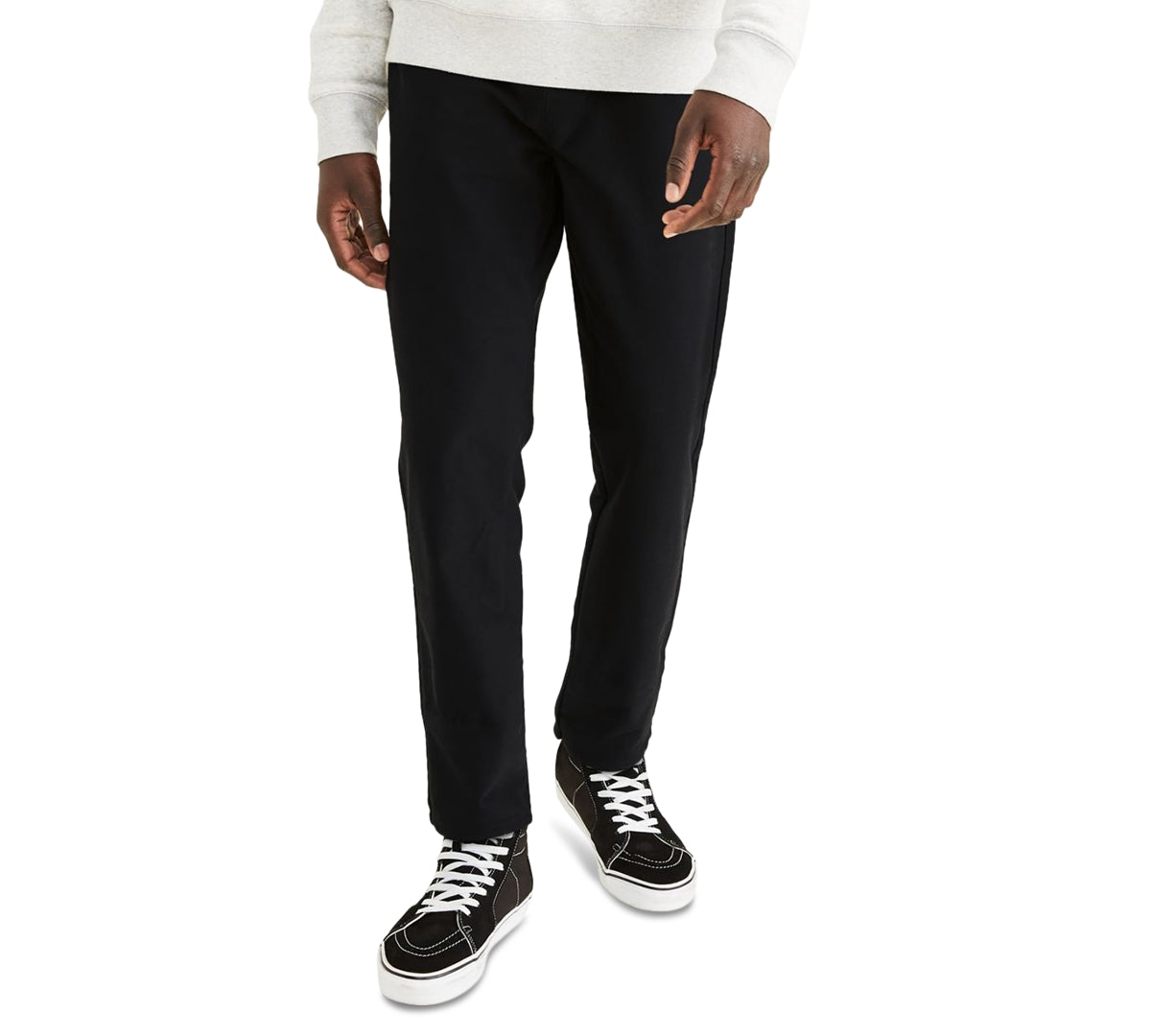 Dockers Men's Comfort Knit Jogger Pants Black XXL