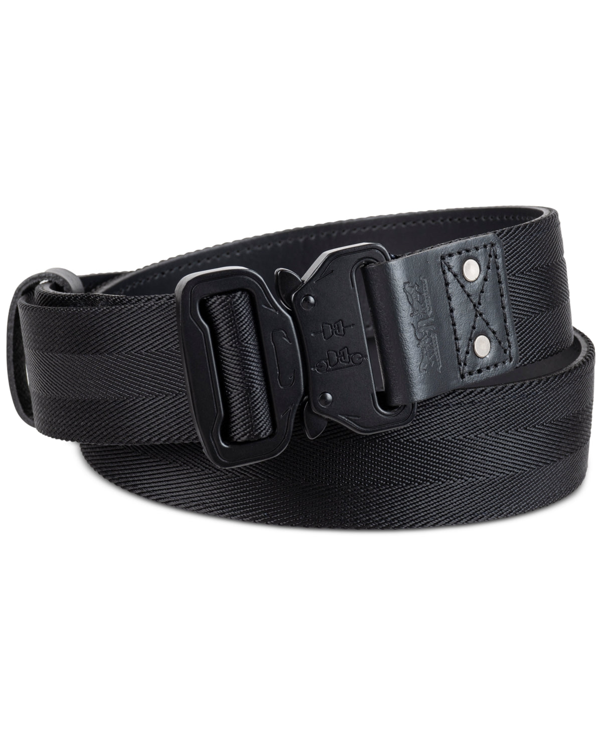 Levi's Men's Adjustable Workwear Web Belt Black Small