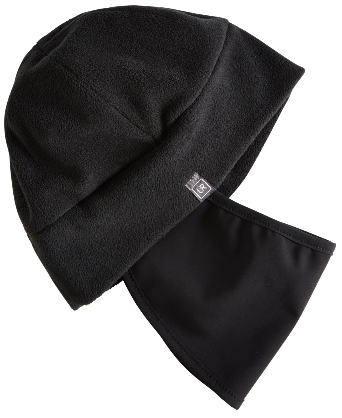 Ur Gloves Men's Fleece Hat With Powerstretch Face Covering  Black Osfa
