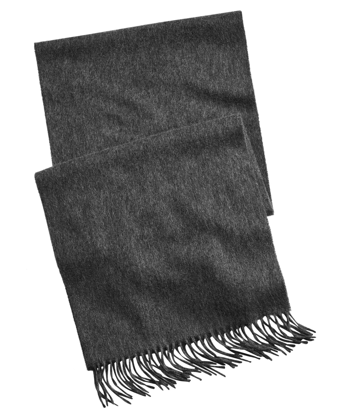 Club Room 100% Cashmere Grey Scarf  Men's Osfa Reg