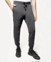 Lazer Mens Burnout Drawstring Jogger Sweatpants Grey Small
