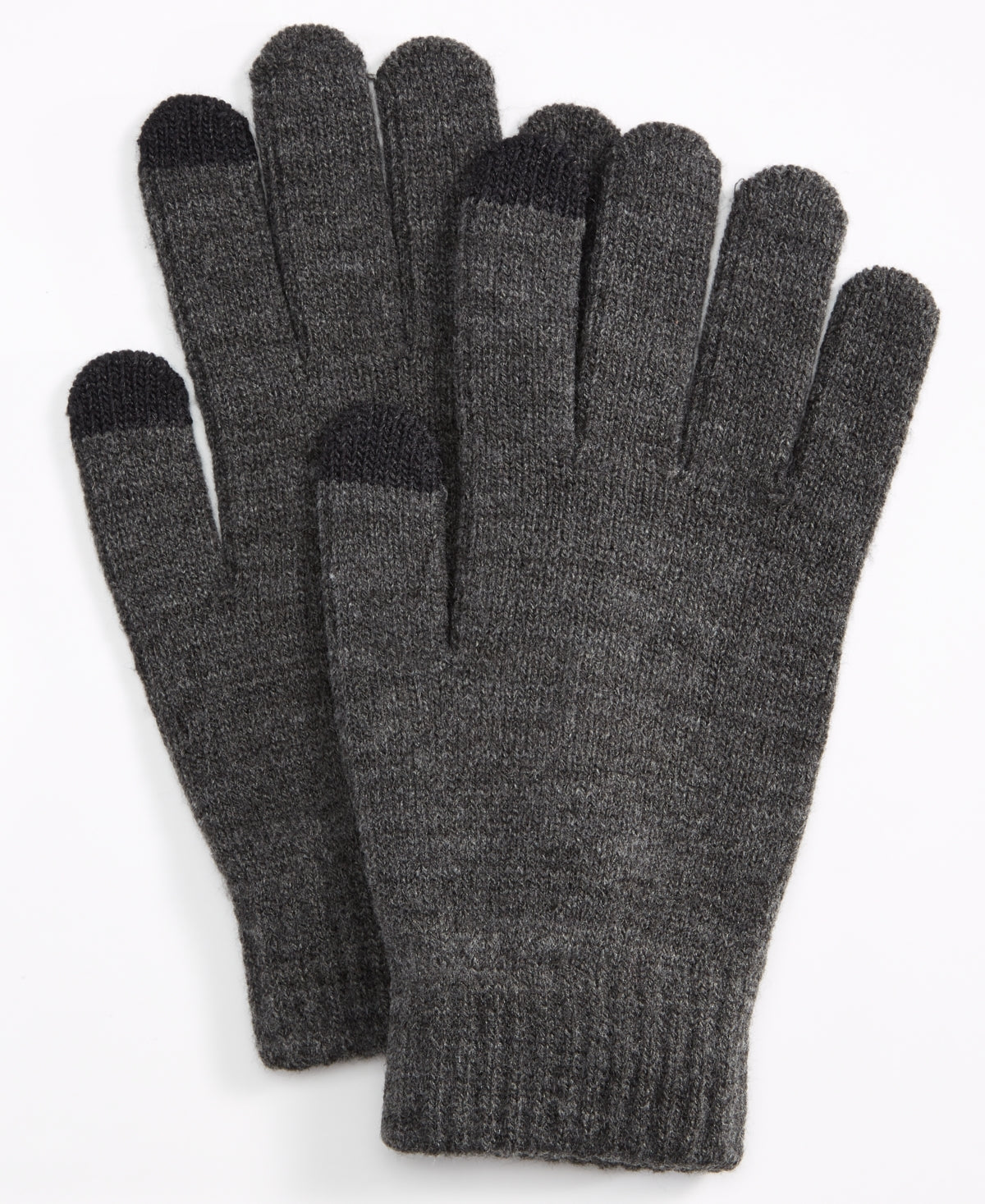 Ur Gloves Men's Fownes Shima Knit Glove Charcoal Grey One Size