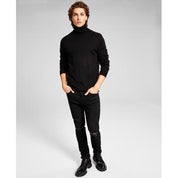 And Now This Men's Solid Turtleneck Sweater Black XL