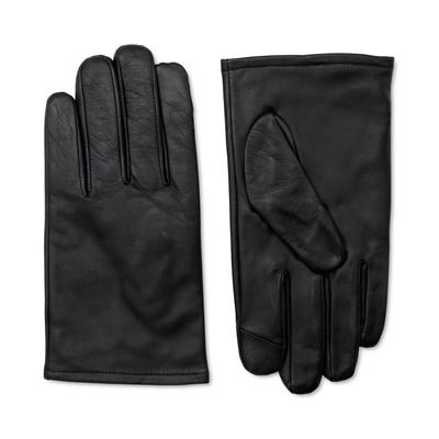 Calvin Klein Men's Leather Gloves  Black Large