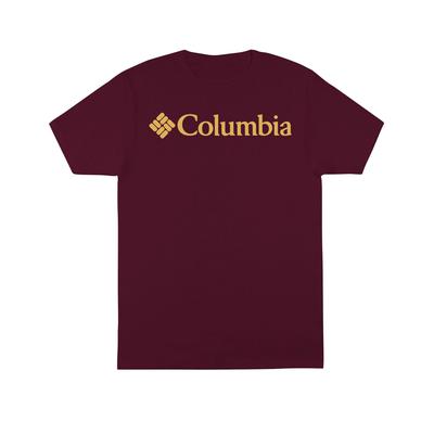 Columbia Mens Regular fit Short Sleeve Graphic T-Shirt Shirt Large Red Solid