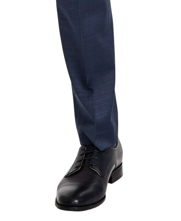 Calvin Klein Mens Slim fit Wool Dress Pants 32 / 30 Blue Solid