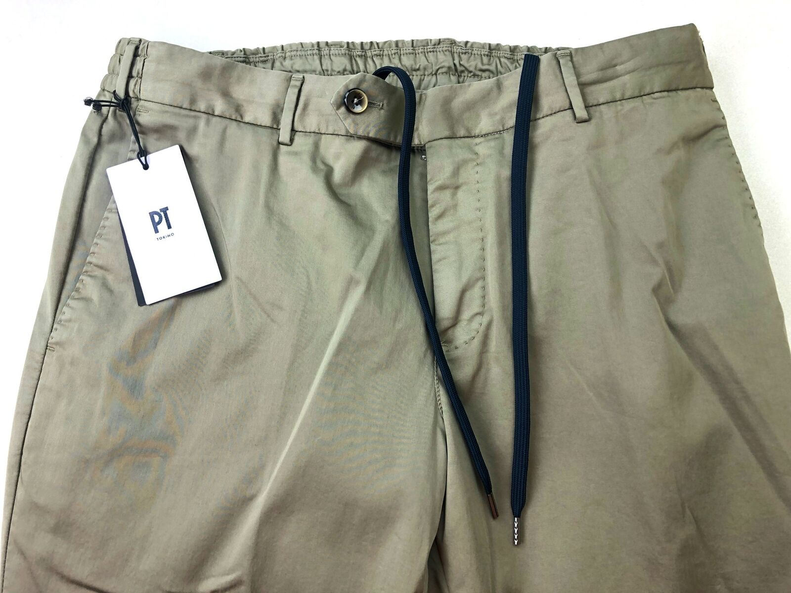 PT Torino PT01 Cotton Blend Double Face Slim Fit Jogger Pants Tan 56R / 38W