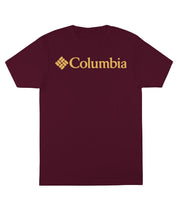 Columbia Mens Regular fit Short Sleeve Graphic T-Shirt Shirt Large Red Solid