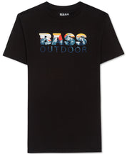 Bass Outdoor Men's Mountain Logo T shirt Black Small