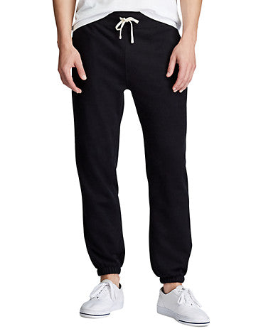 Polo Ralph Lauren Men's Big & Tall Fleece Sweatpants Black 3XB