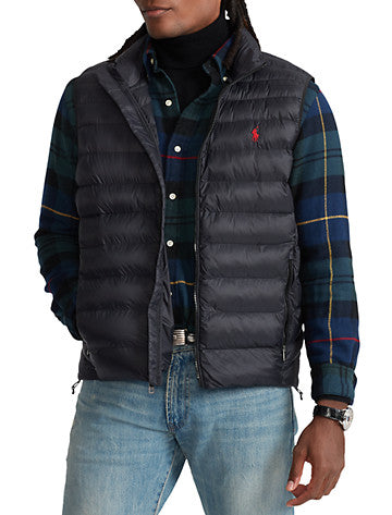 Polo Ralph Lauren Men's Packable Vest Black XLT