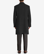 Lauren Ralph Lauren Men's Luther Luxury Overcoat Coat 46 R Wool Black