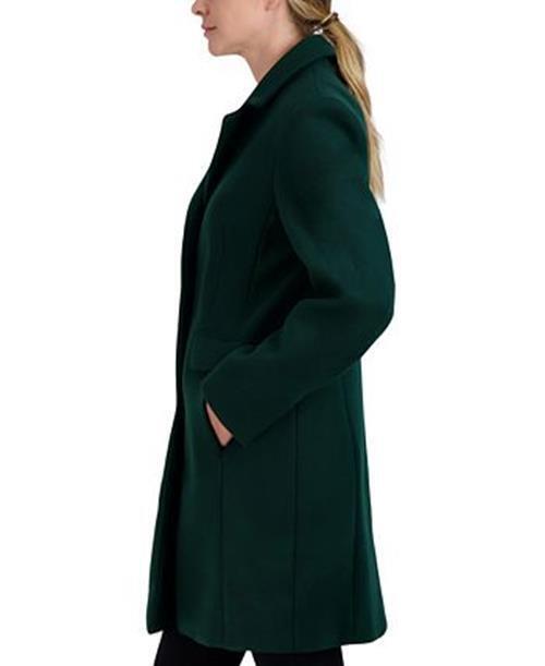 Laundry by Shelli Segal Women's Walker Coat XS Extra Small Emerald Green