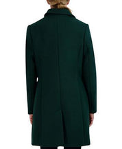 Laundry by Shelli Segal Women's Walker Coat XS Extra Small Emerald Green