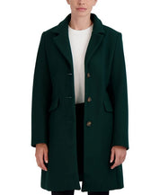 Laundry by Shelli Segal Women's Walker Coat XS Extra Small Emerald Green