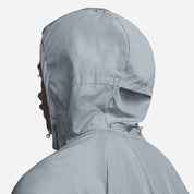 Nike Mens Miler Waterproof Hooded Running Jacket Smoke Grey Medium