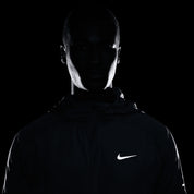 Nike Mens Miler Waterproof Hooded Running Jacket Smoke Grey Medium