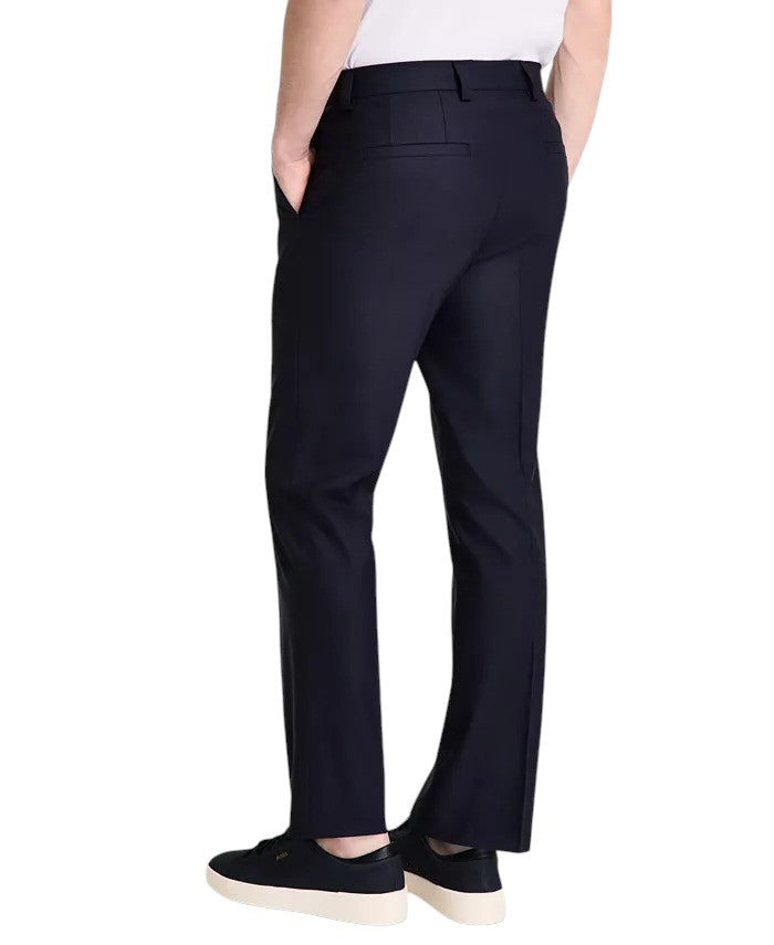 Hugo Boss Mens Modern fit 2 Piece Suit 42 S / 36 Waist Navy Blue Solid Stretch