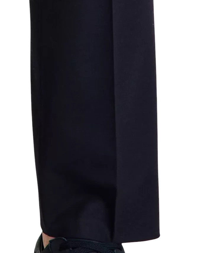 Hugo Boss Mens Modern fit 2 Piece Suit 40 R / 34 Waist Navy Blue Solid Stretch