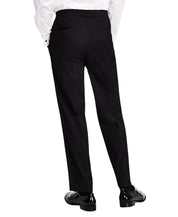 Nautica Mens Modern fit 2 Piece Tuxedo Suit 38 S Pants 32 / 30 Black Solid