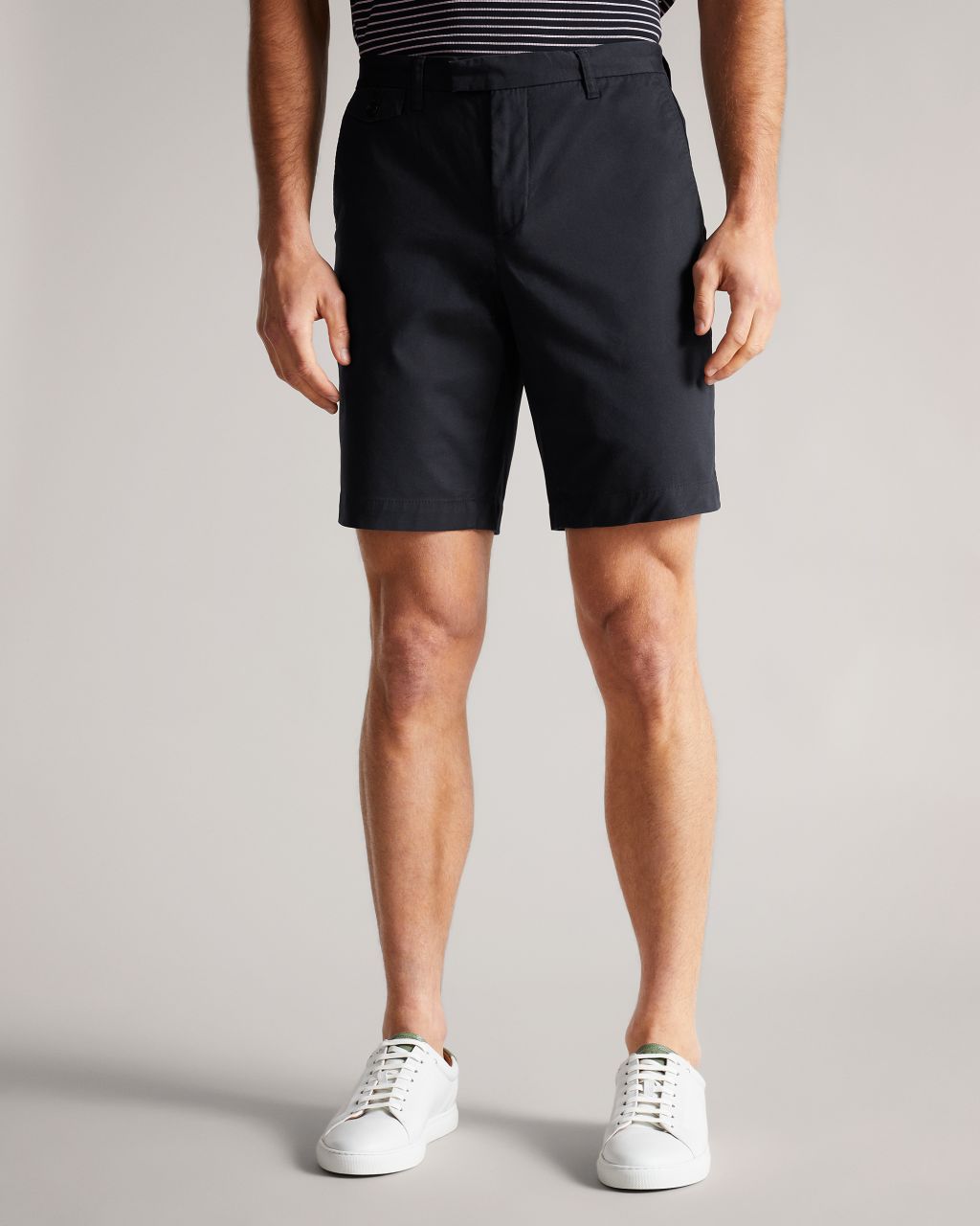 Ted Baker London Mens 9" Ashford Chino Shorts Black 36