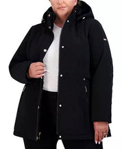LAUNDRY BY SHELLI SEGAL Women's Plus Lined Quilted Coat 2X Black