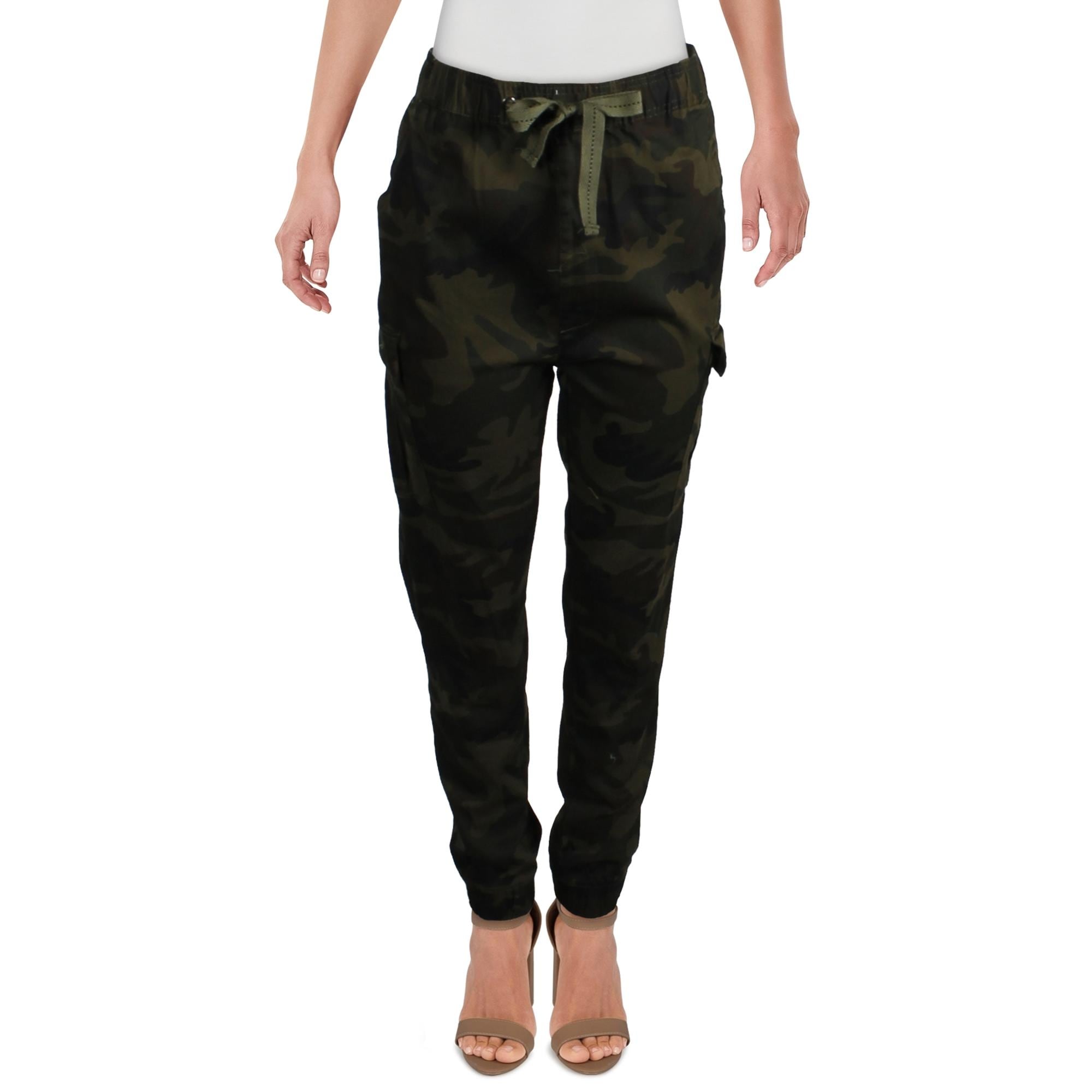 Galaxy By Harvic Women Regular fit Cargo Pants Medium / 28 Green Camouflage