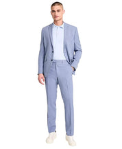 Kenneth Cole Mens Slim Fit Dress Pants 45 X  32  Light Blue COKK2FFZ0000