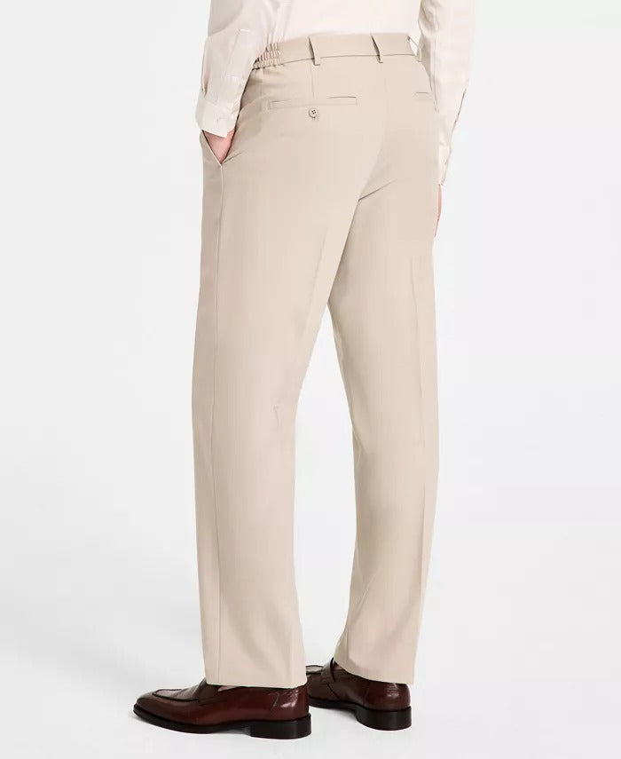 Tommy Hilfiger Mens Modern fit Dress Pants 40 / 32 Tan Beige Stretch