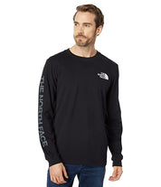 The North Face Men's Long Sleeve Tee  Tnf Black/Asphalt Grey 2XL