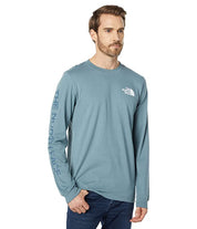 The North Face Sleeve Hit Longsleeve Tshirt For Men  Goblin Blue  L  Dark Blue Large